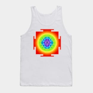 Sri Yantra Chakras Color Tank Top